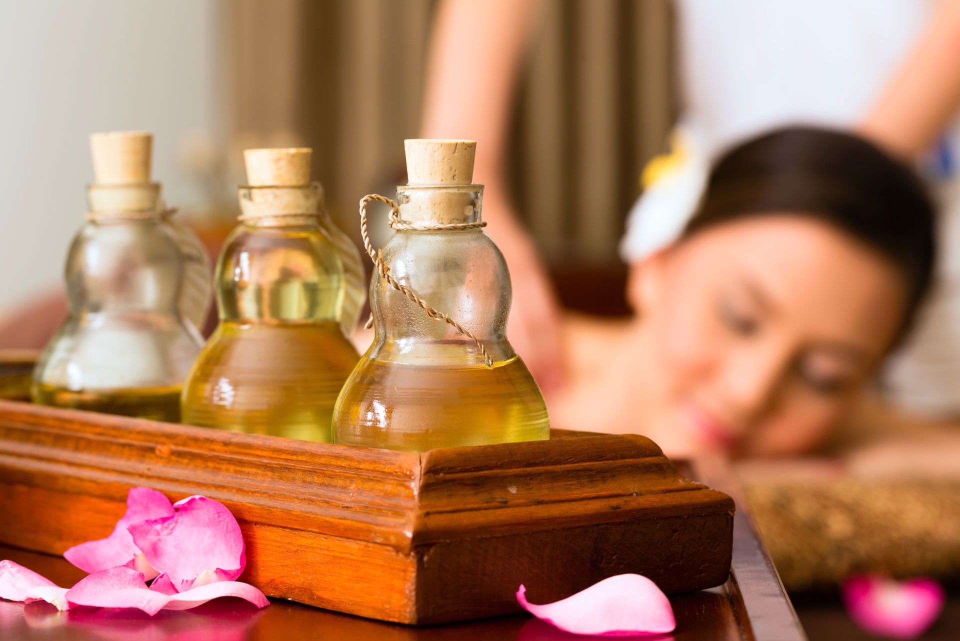 Aromaöl Massage