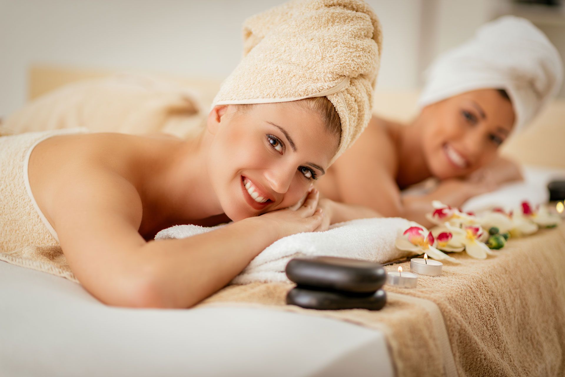 Freundinnen Massage